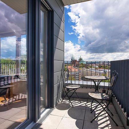 At The Top - Penthouse Ueber Den Daechern Der Stadt Erfurt Exterior photo