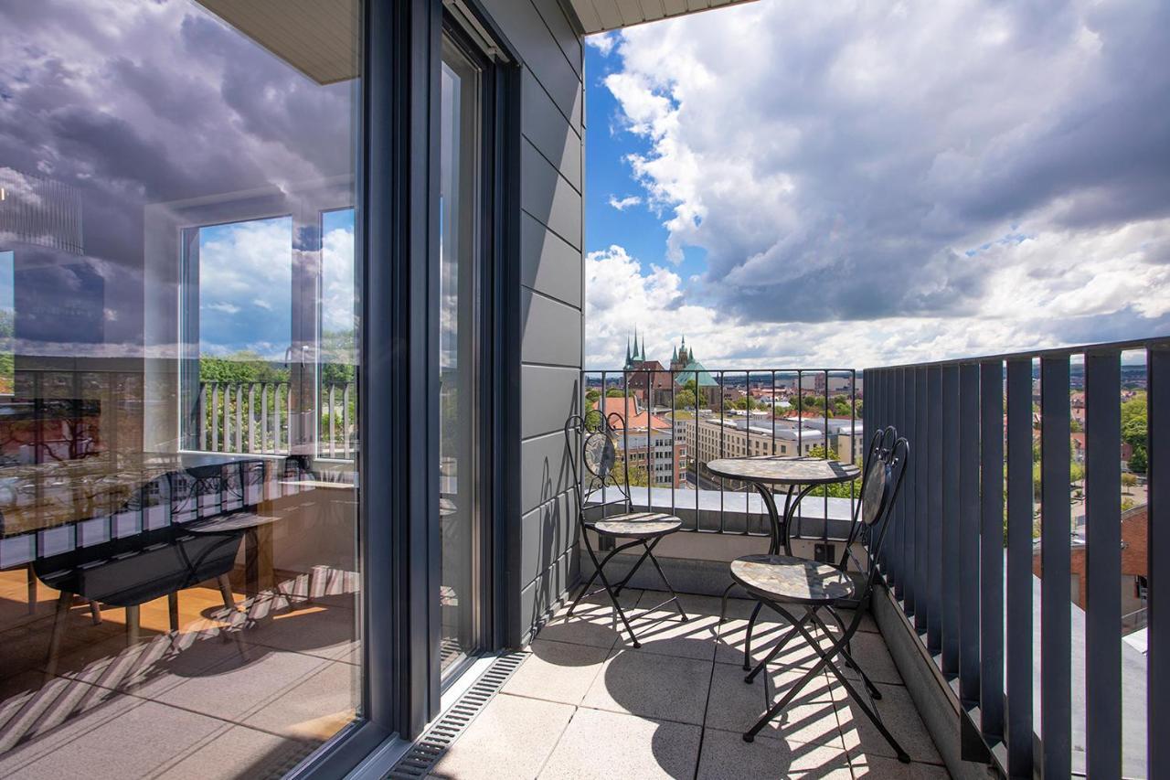 At The Top - Penthouse Ueber Den Daechern Der Stadt Erfurt Exterior photo