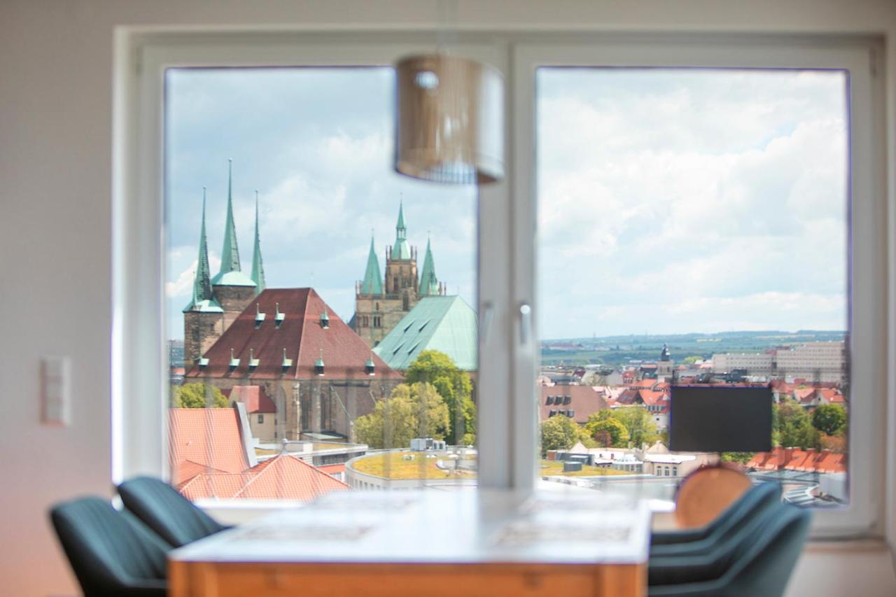 At The Top - Penthouse Ueber Den Daechern Der Stadt Erfurt Exterior photo